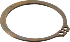 Rotor Clip - 1.886" Groove Diam, 2" Shaft Diam, Zinc Yellow Dichromate Steel, Snap External Retaining Rings - 0.068" Groove Width, 0.057" Groove Depth, 0.062" Ring Thickness, Grade 1060-1090 - Caliber Tooling