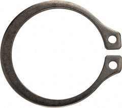 Rotor Clip - 15/32" Shaft Diam, 0.443" Groove Diam, Stainless Steel External SH Style Retaining Ring - Caliber Tooling