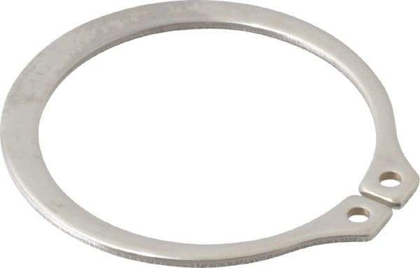 Rotor Clip - 1.232" Groove Diam, 1-5/16" Shaft Diam, Zinc-Plated Stainless Steel, Snap External Retaining Rings - 0.056" Groove Width, 0.04" Groove Depth, 0.05" Ring Thickness, Grade 15-7 Grade 632 - Caliber Tooling