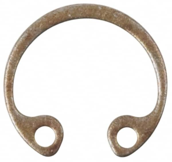 Rotor Clip - 0.025" Thick, Phosphate Finish, Steel Snap Internal Retaining Ring - 0.029" Groove Width, 0.012" Groove Depth, 0.461" Groove Diam, Grade 1060-1090 - Caliber Tooling