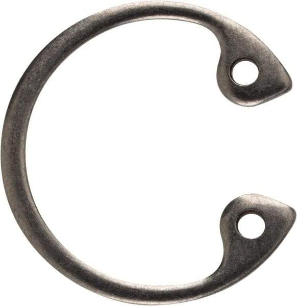 Rotor Clip - 0.035" Thick, Stainless Steel Snap Internal Retaining Ring - 0.039" Groove Width, 0.017" Groove Depth, 0.596" Groove Diam, Grade 15-7 Grade 632 - Caliber Tooling