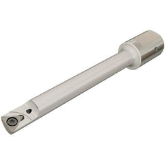 Iscar - 16mm Min Bore Diam, 141.99mm OAL, 16mm Shank Diam, IHAXF-E Indexable Boring Bar - 119.99mm Max Bore Depth, TPGX 73.. Insert - Caliber Tooling