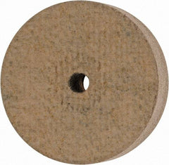 Cratex - 1" Diam x 1/8" Hole x 1/4" Thick, 120 Grit Surface Grinding Wheel - Aluminum Oxide, Type 1, Fine Grade, 36,290 Max RPM, No Recess - Caliber Tooling