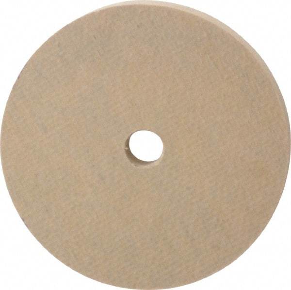 Cratex - 2" Diam x 1/4" Hole x 1/4" Thick, 120 Grit Surface Grinding Wheel - Aluminum Oxide, Type 1, Fine Grade, 18,145 Max RPM, No Recess - Caliber Tooling