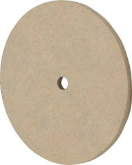 Cratex - 3" Diam x 1/4" Hole x 1/8" Thick, 120 Grit Surface Grinding Wheel - Aluminum Oxide, Type 1, Fine Grade, 12,095 Max RPM, No Recess - Caliber Tooling