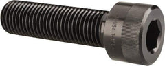 Holo-Krome - 1-1/4 - 7 UNC Hex Socket Drive, Socket Cap Screw - Alloy Steel, Black Oxide Finish, Partially Threaded, 4-1/2" Length Under Head - Caliber Tooling