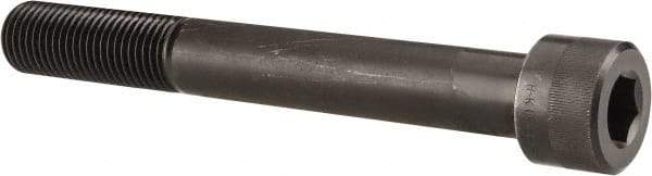 Holo-Krome - 1-1/4 - 7 UNC Hex Socket Drive, Socket Cap Screw - Alloy Steel, Black Oxide Finish, Partially Threaded, 10" Length Under Head - Caliber Tooling