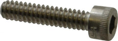 Holo-Krome - #10-24 UNC Hex Socket Drive, Socket Cap Screw - Grade 18-8 Stainless Steel, Uncoated, Fully Threaded, 7/8" Length Under Head - Caliber Tooling