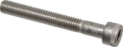 Holo-Krome - #10-32 UNF Hex Socket Drive, Socket Cap Screw - Grade 18-8 Stainless Steel, Uncoated, Partially Threaded, 1-1/2" Length Under Head - Caliber Tooling