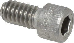 Holo-Krome - 1/4-20 UNC Hex Socket Drive, Socket Cap Screw - Grade 18-8 Stainless Steel, Uncoated, Fully Threaded, 1/2" Length Under Head - Caliber Tooling