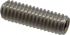 Value Collection - 5/16-18 UNC, 1" OAL, Cup Point Set Screw - Grade 18-8 Stainless Steel, 3/32" Key - Caliber Tooling