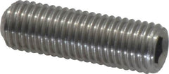 Value Collection - 5/16-24 UNF, 1" OAL, Cup Point Set Screw - Grade 18-8 Stainless Steel, 5/32" Key - Caliber Tooling