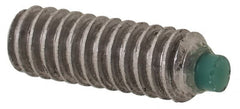 Made in USA - #2-56 UNC, 1/4" Length of Thread, Soft Tip Point Set Screw - Grade 18-8 Stainless Steel - Caliber Tooling