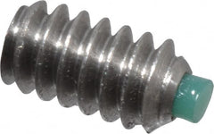 Made in USA - #6-32 UNC, 1/4" Length of Thread, Soft Tip Point Set Screw - Grade 18-8 Stainless Steel - Caliber Tooling