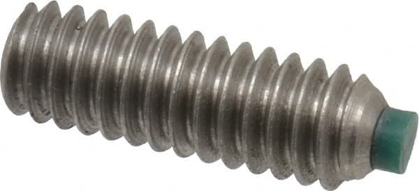 Made in USA - 1/4-20 UNC, 3/4" Length of Thread, Soft Tip Point Set Screw - Grade 18-8 Stainless Steel - Caliber Tooling