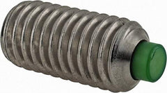 Made in USA - 1/2-13 UNC, 1" Length of Thread, Soft Tip Point Set Screw - Grade 18-8 Stainless Steel - Caliber Tooling