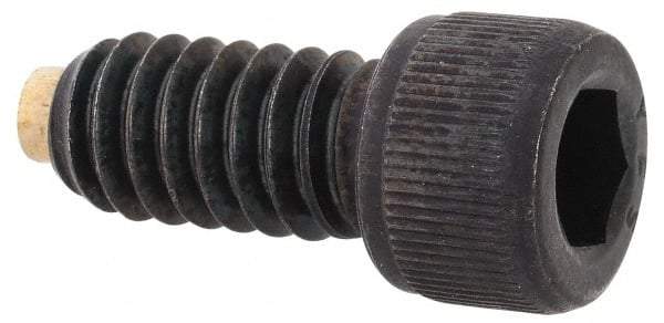 Made in USA - 1/4-20 UNC Hex Socket Drive, Socket Cap Screw - Alloy Steel, Black Oxide Finish, Fully Threaded, 1/2" Length Under Head - Caliber Tooling