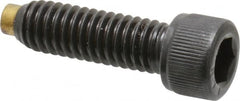 Made in USA - 5/16-18 UNC Hex Socket Drive, Socket Cap Screw - Alloy Steel, Black Oxide Finish, Fully Threaded, 1" Length Under Head - Caliber Tooling