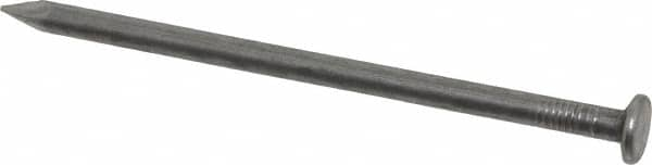 Value Collection - 10D, 9 Gauge, 3" OAL Common Nails - Ring Shank, Grade 2 Steel, Bright Finish - Caliber Tooling