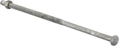 Value Collection - 3/8-16 Thread, 10" Length Under Head, Steel Hex Head Bolt - Hot Dipped Galvanized Coated, 9/16" Hex, ANSI/ASME B18.2.2 & ASME B18.2.1, Grade 2 - Caliber Tooling