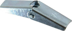 Value Collection - 3/16" Screw, 3/16" Diam, 3" Long, Toggle Bolt Drywall & Hollow Wall Anchor - 3/16" Drill, Zinc Plated, Steel, Use in Concrete, & Masonry, Hollow Tile, Plaster & Wallboard - Caliber Tooling