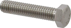 Value Collection - 3/8-16 UNC, 1-3/4" Length Under Head Hex Head Cap Screw - Fully Threaded, Grade 18-8 Stainless Steel, 9/16" Hex - Caliber Tooling