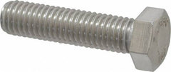 Value Collection - 1/2-13 UNC, 2" Length Under Head Hex Head Cap Screw - Fully Threaded, Grade 18-8 Stainless Steel, 3/4" Hex - Caliber Tooling