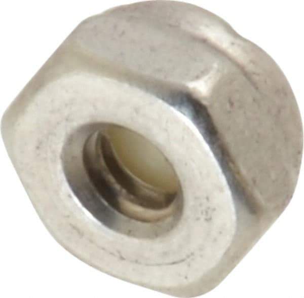 Value Collection - #6-32 UNC 18-8 Hex Lock Nut with Nylon Insert - 5/16" Width Across Flats, 3/16" High - Caliber Tooling