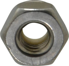 Value Collection - #10-32 UNF 18-8 Hex Lock Nut with Nylon Insert - 3/8" Width Across Flats, 1/4" High - Caliber Tooling