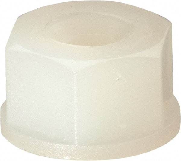 Made in USA - #6-32 UNC Hex Lock Nut with Nylon Insert - 5.08mm High - Caliber Tooling