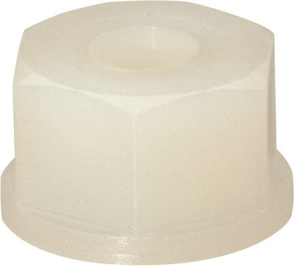 Made in USA - #10-24 UNC Hex Lock Nut with Nylon Insert - 1/4" High - Caliber Tooling