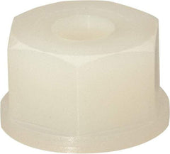 Made in USA - #10-24 UNC Hex Lock Nut with Nylon Insert - 1/4" High - Caliber Tooling