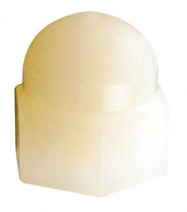 Made in USA - 5/8-11" UNC, 15/16" Width Across Flats, Uncoated Nylon Acorn Nut - 1" Overall Height - Caliber Tooling