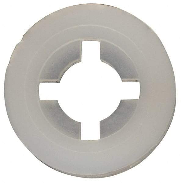 Made in USA - #6 Screw, 0.128" ID, Nylon Internal Tooth Lock Washer - 21/64" OD, Grade 6/6 - Caliber Tooling