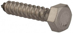 Value Collection - 5/16" Screw, 1-1/2" Length Under Head, Stainless Steel, Hex Head Lag Screw - Grade 18-8, Uncoated - Caliber Tooling