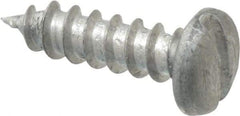 Value Collection - #6 Pan Head Slotted Sheet Metal Screw - Aluminum, 1/2" Length Under Head, ASME B18.6.4 - Caliber Tooling