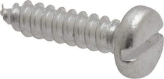 Value Collection - #10 Pan Head Slotted Sheet Metal Screw - Aluminum, 3/4" Length Under Head, ASME B18.6.3 & ASME B18.6.4 - Caliber Tooling