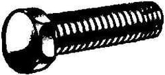 Value Collection - 3/8-16 UNC Thread, 1-1/4" Length Under Head, Hex Drive Steel Thread Cutting Screw - Hex Head, Grade 2, Point Type F, Zinc-Plated Finish - Caliber Tooling