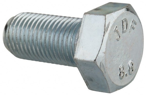 Value Collection - M12x1.25mm Metric Fine, 25mm Length Under Head Hex Head Cap Screw - Caliber Tooling