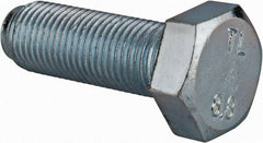 Value Collection - M12x1.25mm Metric Fine, 35mm Length Under Head Hex Head Cap Screw - Fully Threaded, Grade 8.8 Steel, Zinc-Plated Finish, 19mm Hex - Caliber Tooling