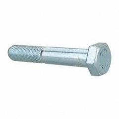 Value Collection - M12x1.25mm Metric Fine, 70mm Length Under Head Hex Head Cap Screw - Partially Threaded, Grade 8.8 Steel, Zinc-Plated Finish, 19mm Hex - Caliber Tooling