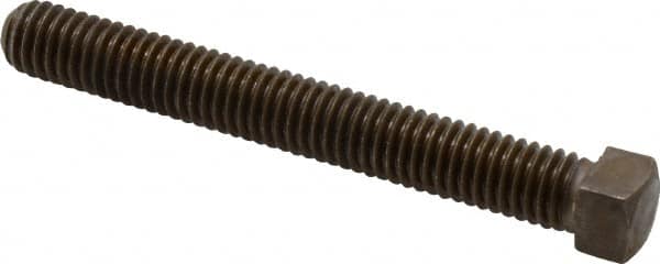 Value Collection - 3/8-16 UNC, 3" Length Under Head, Cup Point Set Screw - Grade 2 Steel - Caliber Tooling