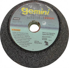 Norton - 4" Diam, 2" Overall Thickness, 16 Grit, Type 11 Tool & Cutter Grinding Wheel - Very Coarse Grade, Aluminum Oxide, Q Hardness, 9,070 RPM - Caliber Tooling