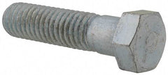 Value Collection - 7/16-14 UNC, 1-3/4" Length Under Head Hex Head Cap Screw - Partially Threaded, Grade 2 Steel, Zinc-Plated Finish, 5/8" Hex - Caliber Tooling