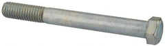 Value Collection - 7/16-14 UNC, 4" Length Under Head Hex Head Cap Screw - Partially Threaded, Grade 2 Steel, Zinc-Plated Finish, 5/8" Hex - Caliber Tooling