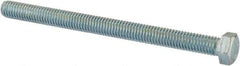 Value Collection - 3/8-16 UNC, 5" Length Under Head Hex Head Cap Screw - Fully Threaded, Grade 2 Steel, Zinc-Plated Finish, 9/16" Hex - Caliber Tooling