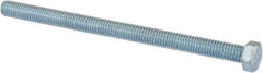 Value Collection - 3/8-16 UNC, 6" Length Under Head Hex Head Cap Screw - Fully Threaded, Grade 2 Steel, Zinc-Plated Finish, 9/16" Hex - Caliber Tooling