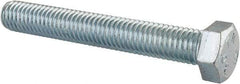 Value Collection - 1/2-13 UNC, 3-1/2" Length Under Head Hex Head Cap Screw - Fully Threaded, Grade 2 Steel, Zinc-Plated Finish, 3/4" Hex - Caliber Tooling