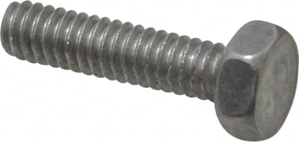 Value Collection - 1/4-20 UNC, 1" Length Under Head Hex Head Cap Screw - Grade 2024T4 Aluminum, 7/16" Hex - Caliber Tooling