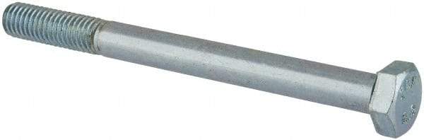 Value Collection - M8x1.25mm Metric Coarse, 90mm Length Under Head Hex Head Cap Screw - Partially Threaded, Grade 8.8 Steel, Zinc-Plated Finish, 13mm Hex - Caliber Tooling